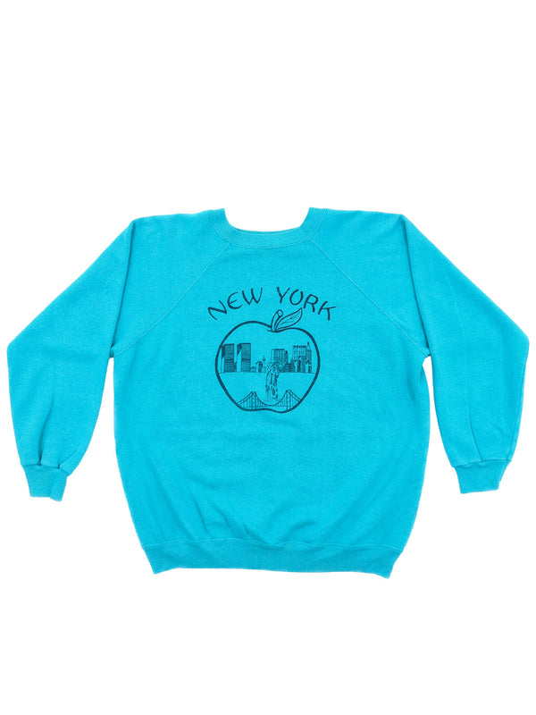 New York "Big Apple" Sweatshirt Sweatshirt arcadeshops.com