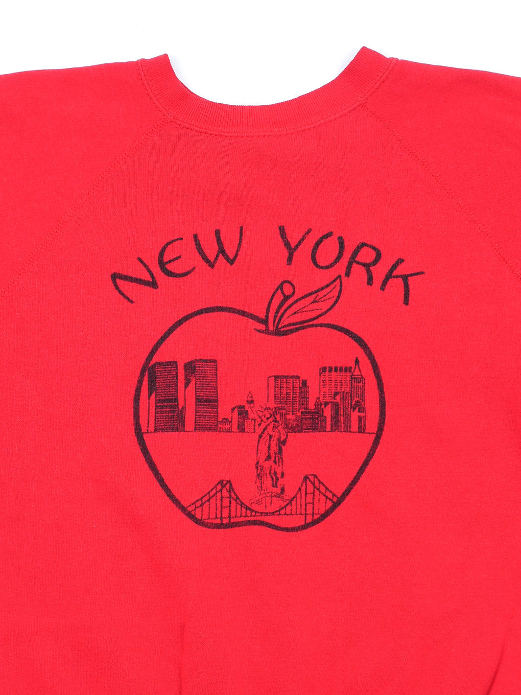 Vintage New York City Hoodie NYC Big Apple Embroidered