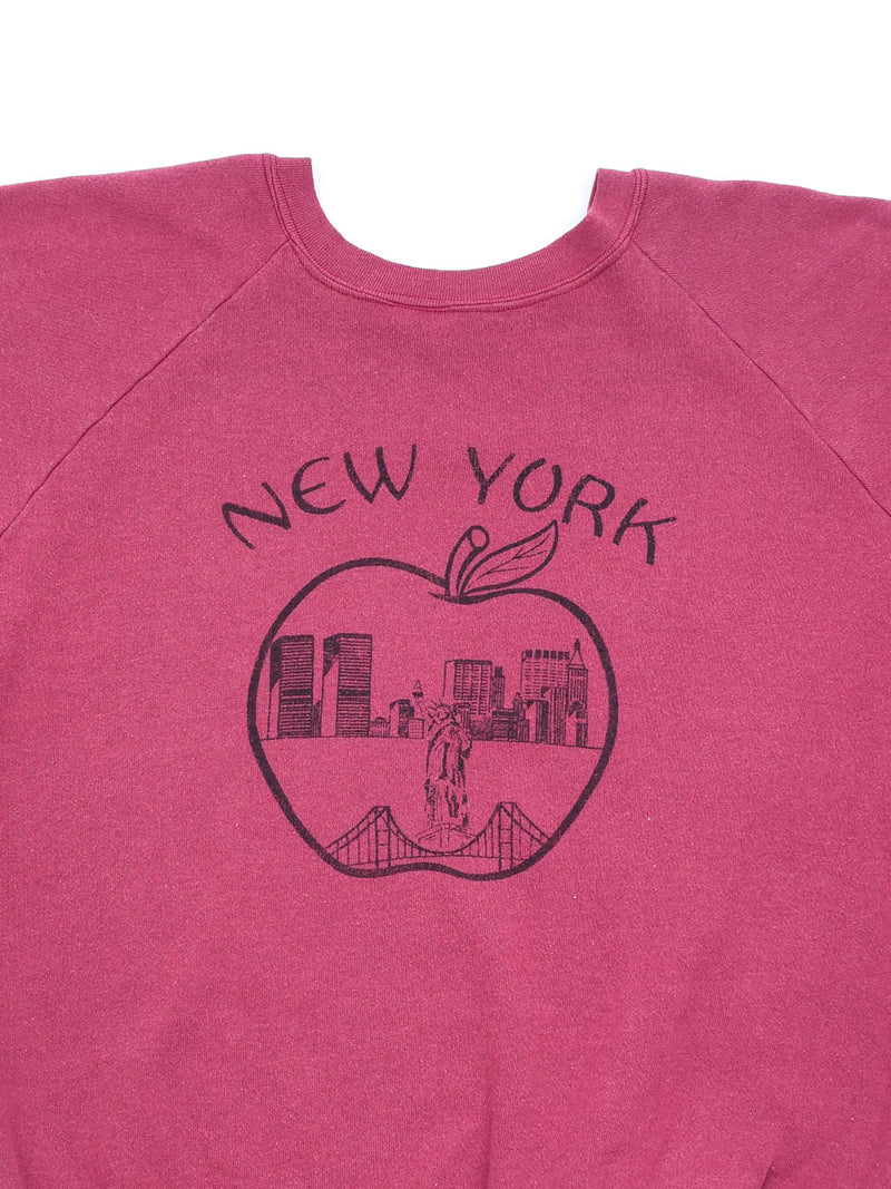 New York "Big Apple" Sweatshirt Sweatshirt arcadeshops.com