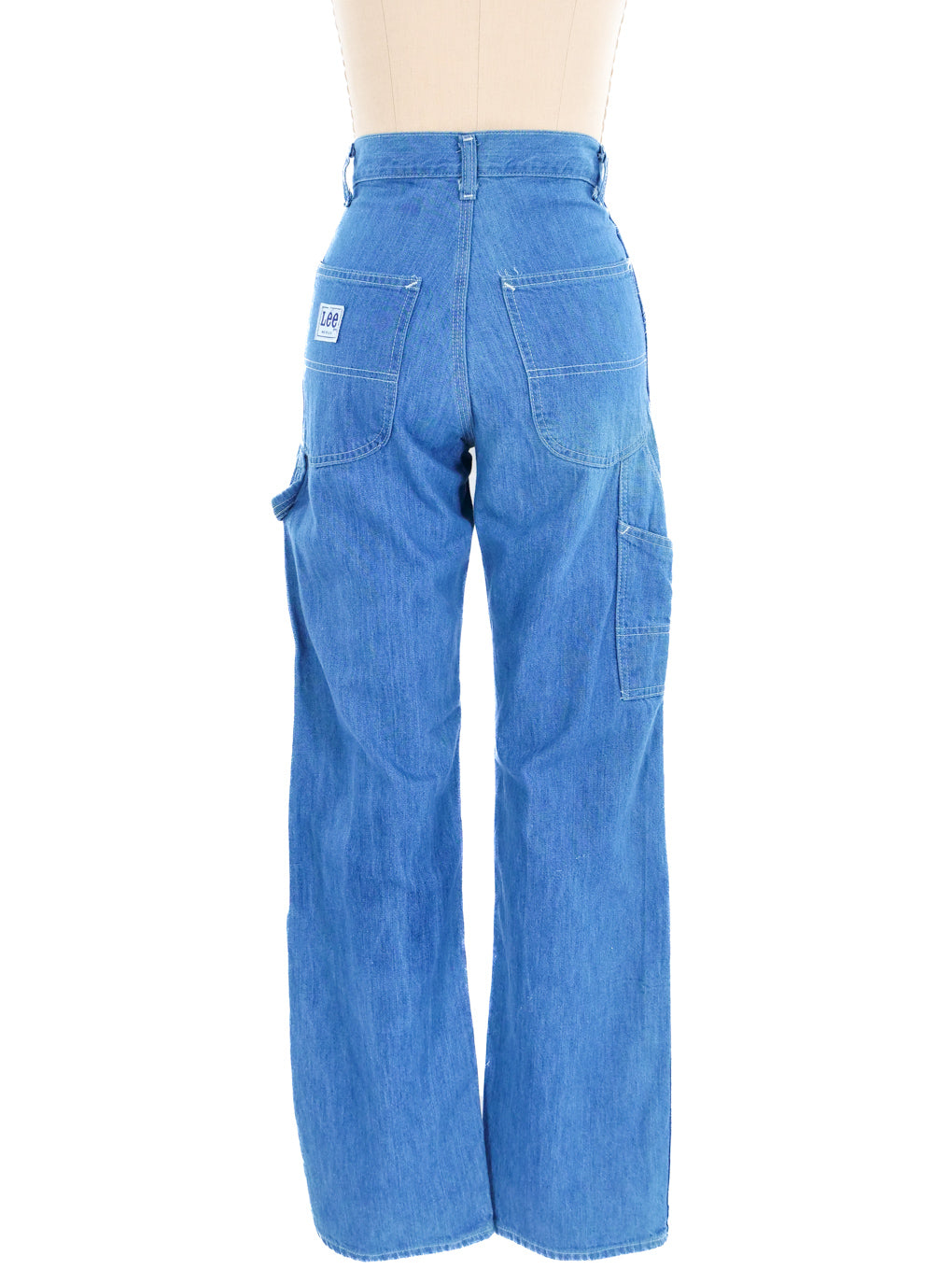 Lee Jeans Stain Resistant Relaxed Fit Pleated Denim Pant in Blue for Men |  Lyst