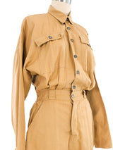 1980s Tan Coveralls Suit arcadeshops.com