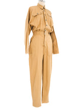 1980s Tan Coveralls Suit arcadeshops.com