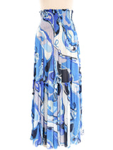 Pucci Printed Cotton Silk Convertible Dress Bottom arcadeshops.com