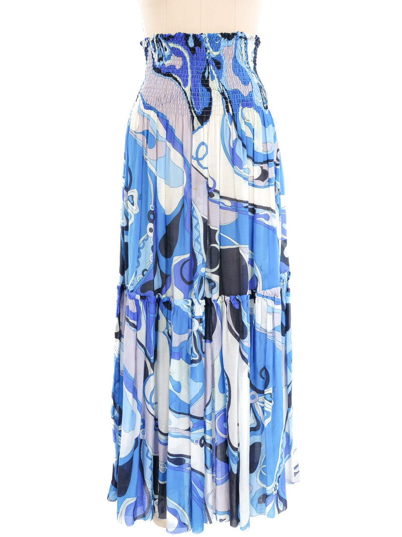 Pucci Printed Cotton Silk Convertible Dress Bottom arcadeshops.com