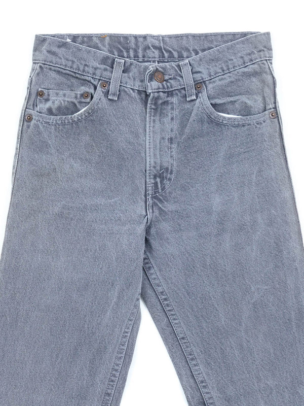 Levis Washed Grey 505 Jeans Bottom arcadeshops.com