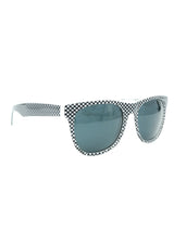 Mosely Tribes x Free City White Checkered Wayfarer Sunglasses Sunglasses arcadeshops.com
