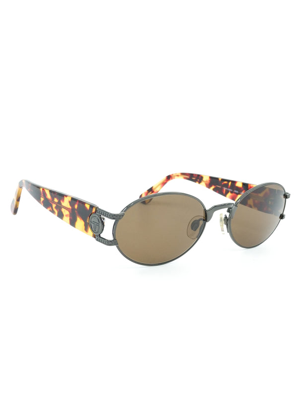 Sergio Tacchini Oval Tortoiseshell Sunglasses Accessory arcadeshops.com