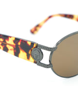 Sergio Tacchini Oval Tortoiseshell Sunglasses Sunglasses arcadeshops.com
