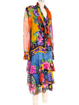 Ungaro Floral Flutter Dress Dress arcadeshops.com