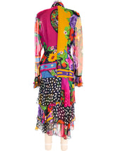 Ungaro Floral Flutter Dress Dress arcadeshops.com