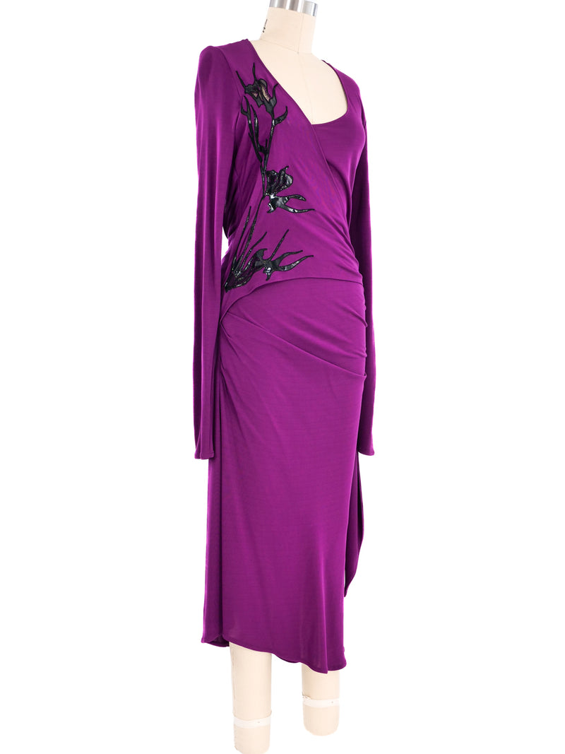 Christian Lacroix Vinyl Applique Dress Dress arcadeshops.com