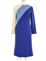 1960s Pierre Cardin Color Block Knit Dress Dress arcadeshops.com