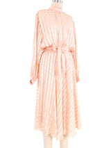 Pale Pink Silk Balloon Sleeve Dress Dress arcadeshops.com