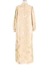 Lurex Butterfly Chiffon Maxi Dress Dress arcadeshops.com