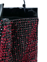 Giorgio Armani Beaded Triangle Evening Bag Accessory arcadeshops.com