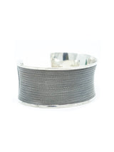 Braided Wire Sterling Cuff Accessory arcadeshops.com