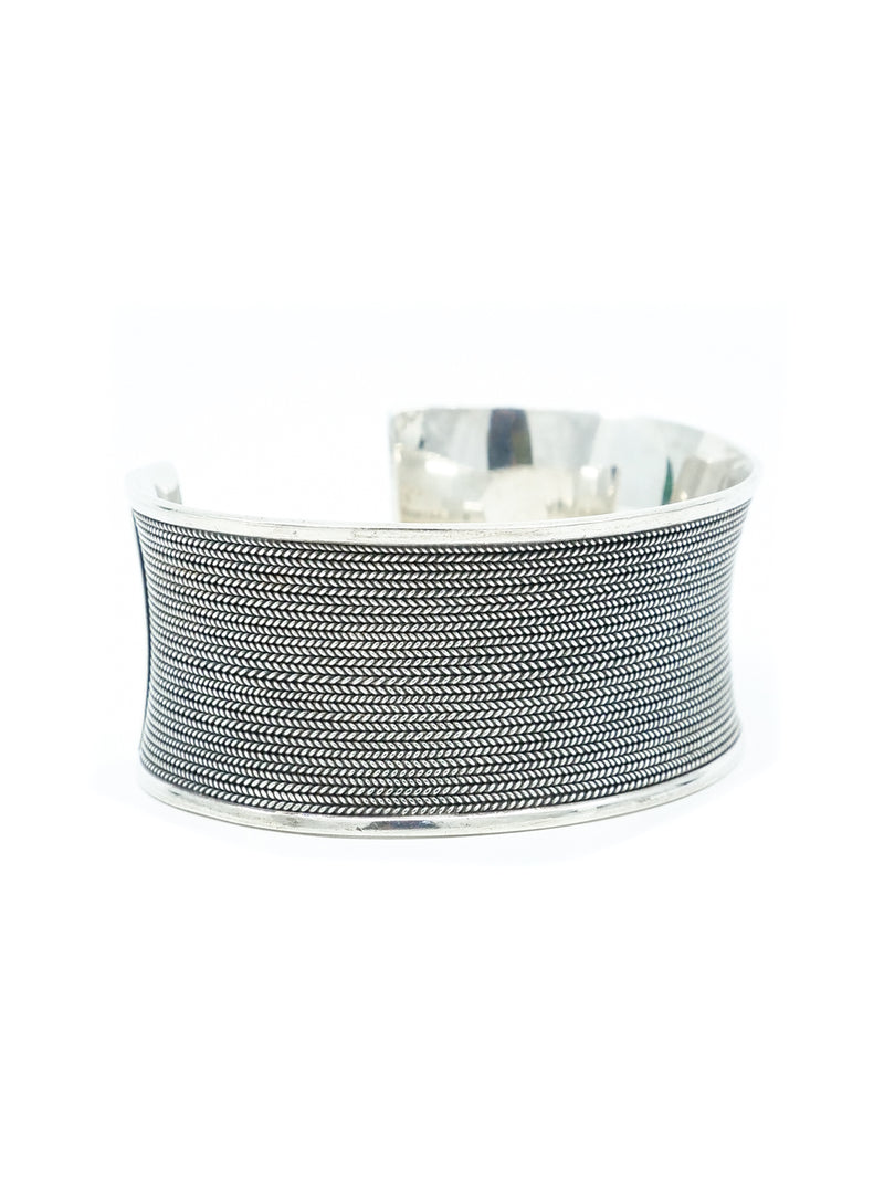 Braided Wire Sterling Cuff Accessory arcadeshops.com
