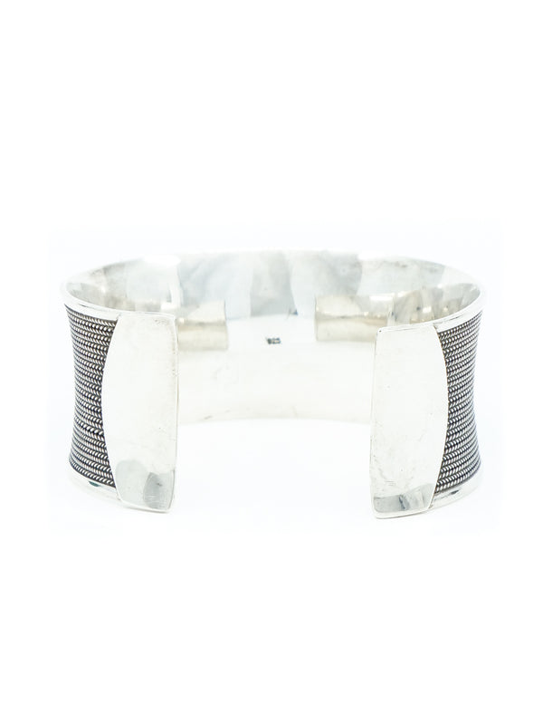 Braided Wire Sterling Cuff Accessory arcadeshops.com