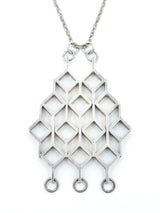 Modernist Geometric Pendant Necklace Accessory arcadeshops.com