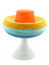 Colorblock Wicker Hat Hats arcadeshops.com