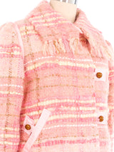 1960s Courreges Pink Mohair Tweed Jacket Jacket arcadeshops.com