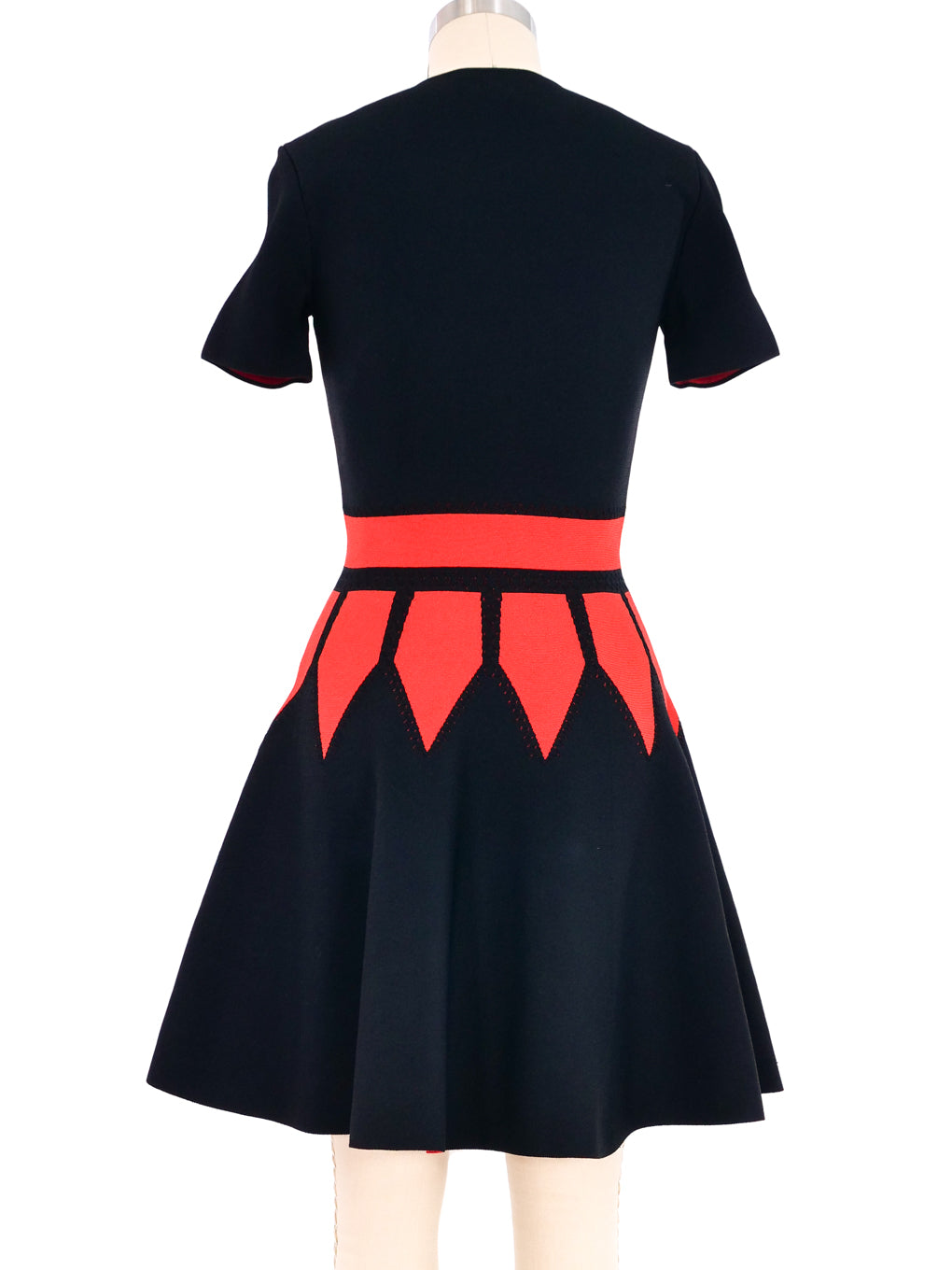 Alexander McQueen Knit Fit and Flare Dress