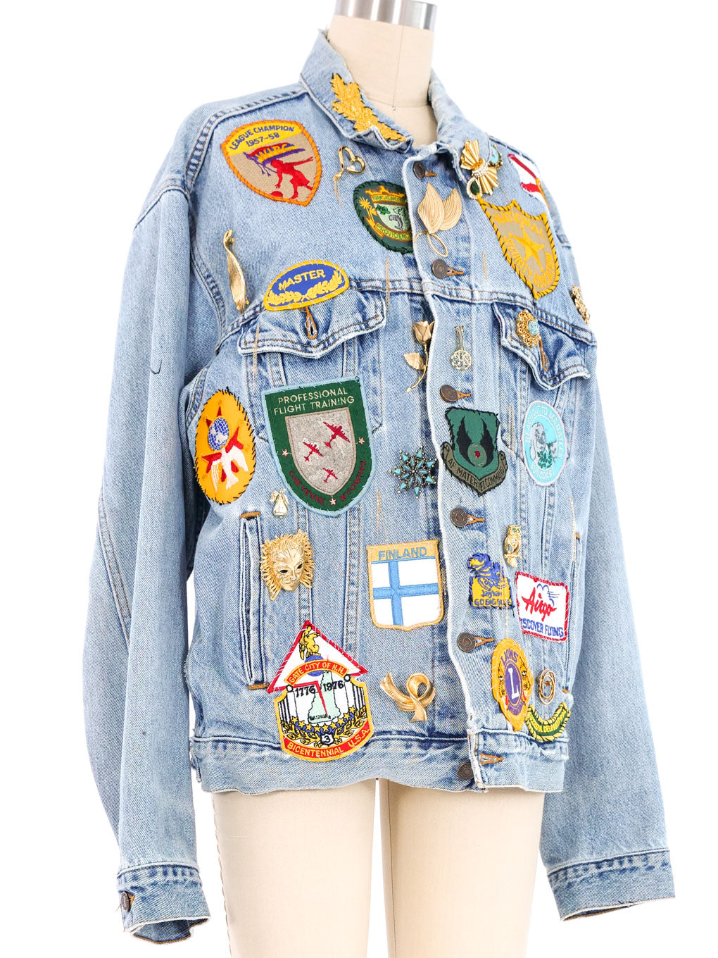 *p(R)ojectR® Asterisk Patch Denim Jacket ProjectR Asterisk Patch Denim Jacket