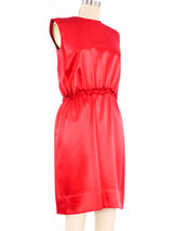 Lanvin Red Silk Sleeveless Dress Dress arcadeshops.com