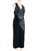 Roberto Cavalli Patchwork Suede Dress Dress arcadeshops.com