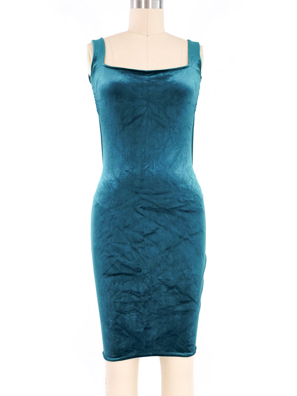 Giorgio di Sant'Angelo Velvet Backless Mini Dress Dress arcadeshops.com