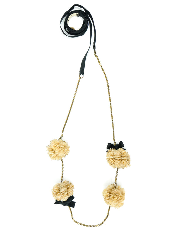 Marni Floral Ribbon Necklace Jewelry arcadeshops.com