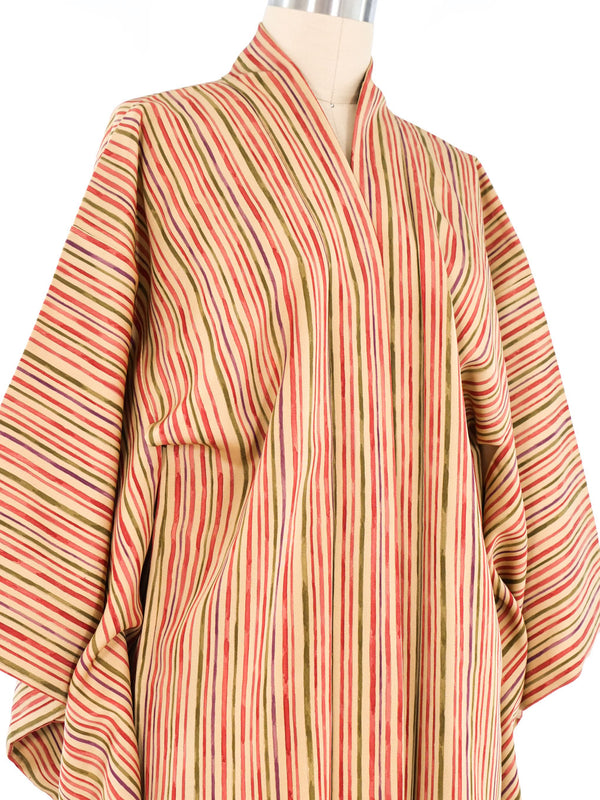 Striped Haori Kimono Jacket arcadeshops.com