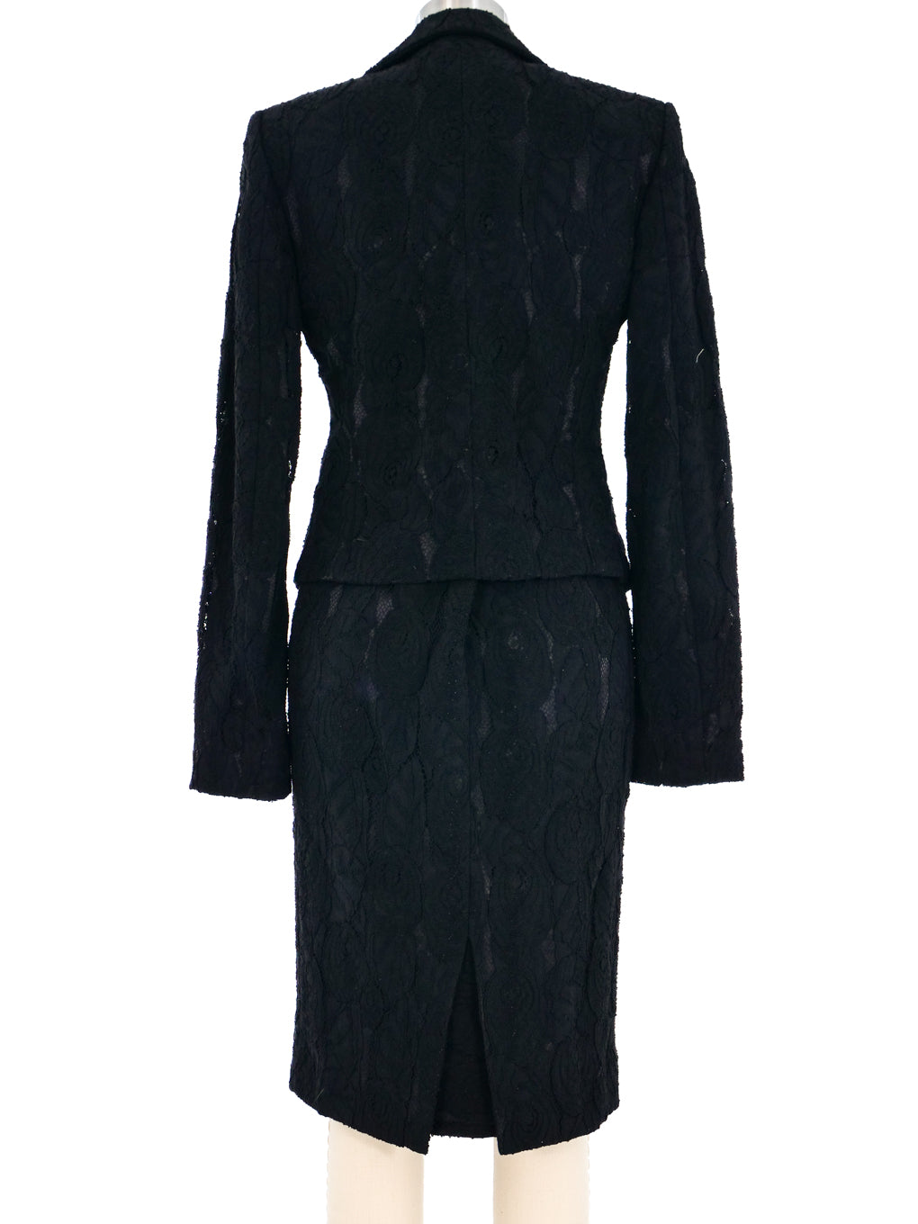 Christian Lacroix Lace Skirt Suit