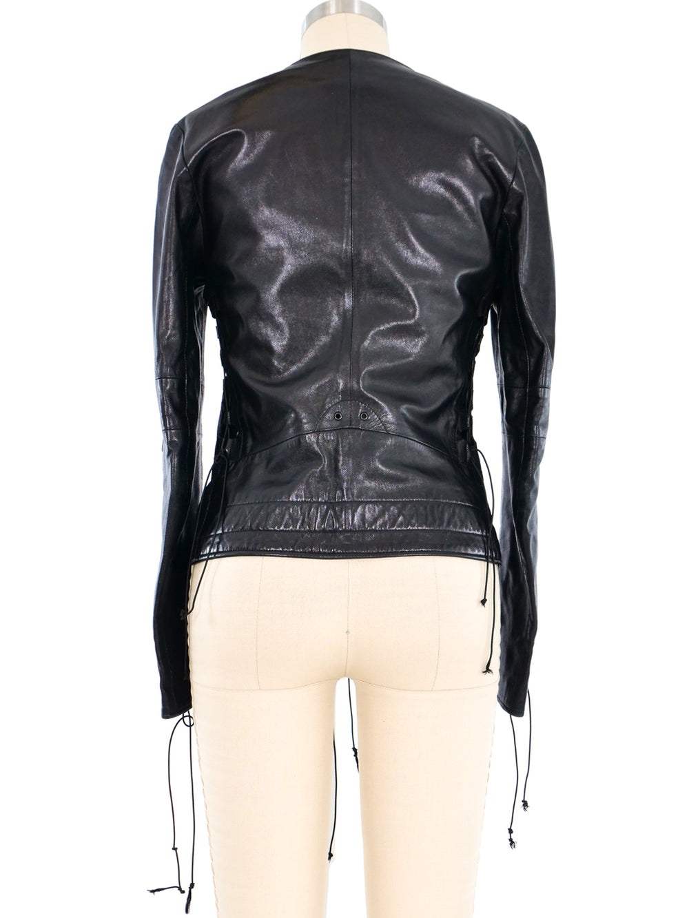 2001 Helmut Lang Laced Leather Jacket