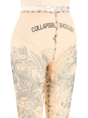 Jean Paul Gaultier Fishnet Tattoo Leggings