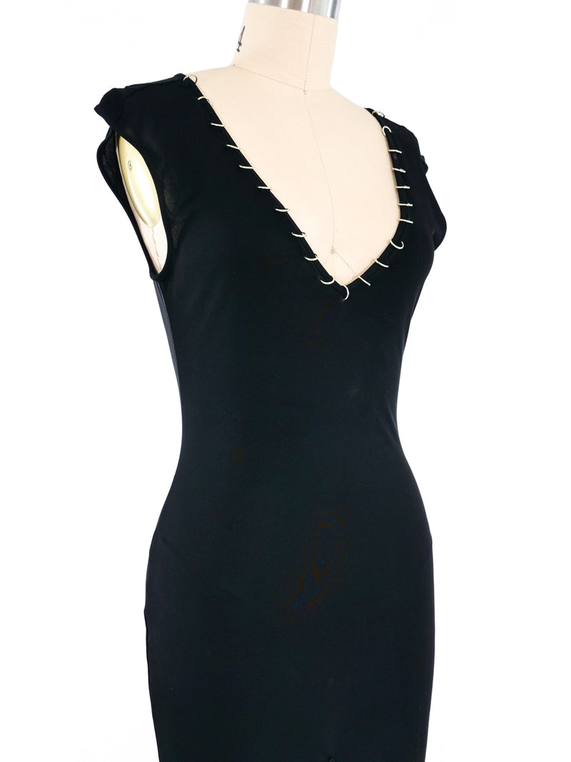 2005 Paco Rabanne Pierced Neckline Dress Dress arcadeshops.com