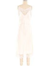 Lace Trimmed Pastel Slip Dress Dress arcadeshops.com