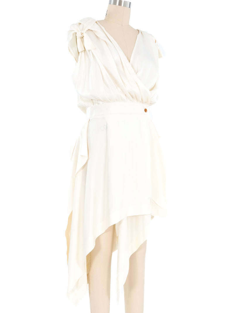 Vivienne Westwood Draped Silk Dress Dress arcadeshops.com