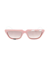 1980s Pastel Pink Rectangular Sunglasses Sunglasses arcadeshops.com