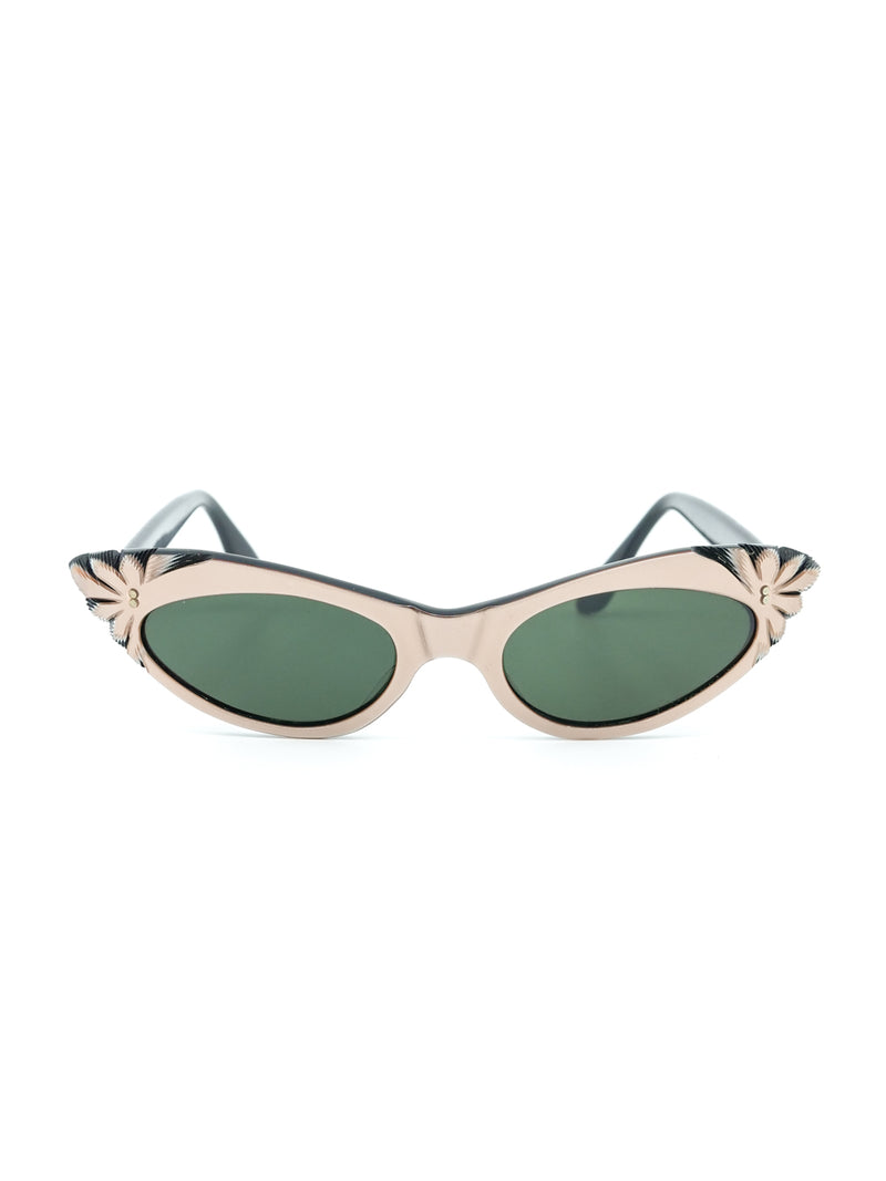 1950s Bronze Cat Eye Sunglasses Sunglasses arcadeshops.com