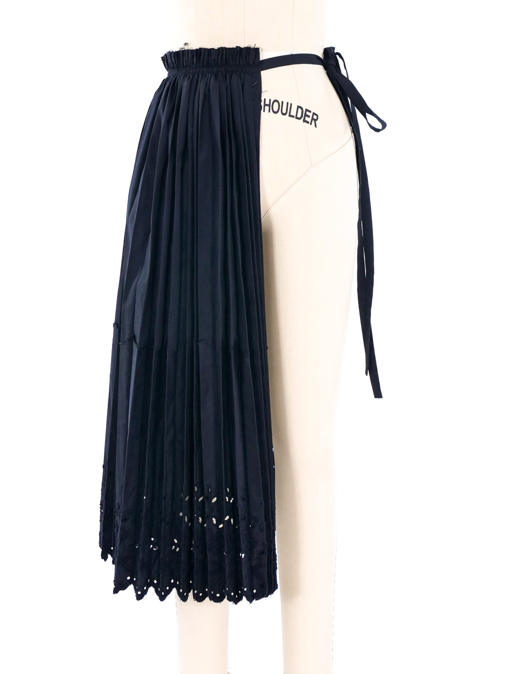 Comme des Garçons 2002 Pleats Knit Skirt Comme des Garçons blue bubble skirt