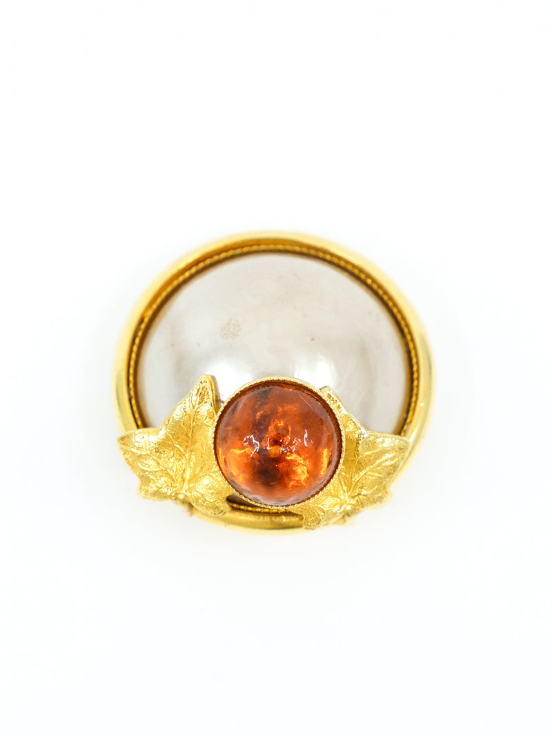 Philippe Ferrandis Oversized Pearl Earrings Jewelry arcadeshops.com