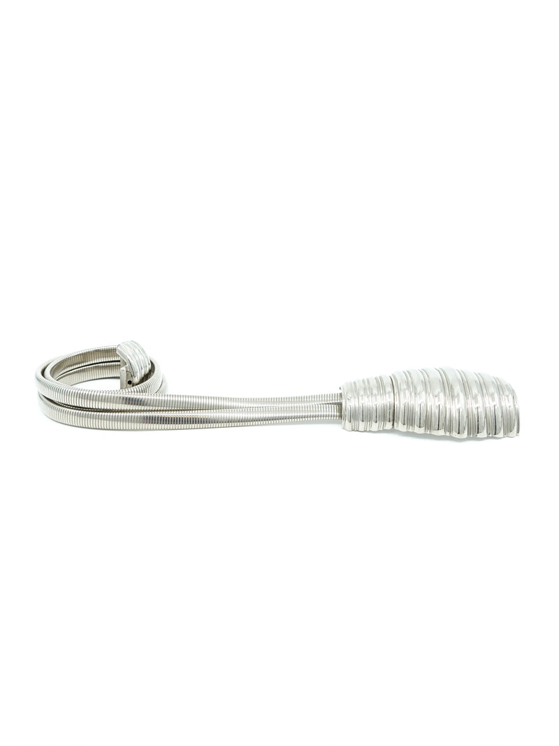 Silver Shell Stretch Belt Belt arcadeshops.com