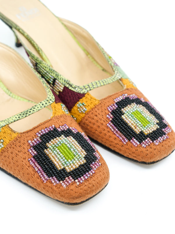 Fendi Beaded Mules, 7 Accessory arcadeshops.com