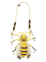 Art To Wear Rubber Bee Necklace Jewelry arcadeshops.com