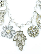 Art To Wear Rhinestone Flower Necklace Jewelry arcadeshops.com