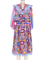 Diane Freis Neon Psych Print Dress Dress arcadeshops.com