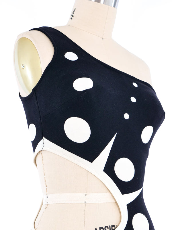 1960s Space Age Cut Out Swimsuit Suit arcadeshops.com