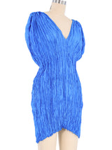 1980s Caryatid Pleated Silk Tunic Top arcadeshops.com