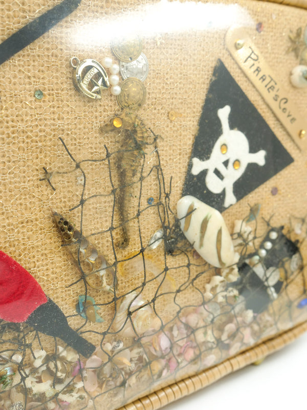 Pirate's Cove Wicker Basket Bag Accessory arcadeshops.com